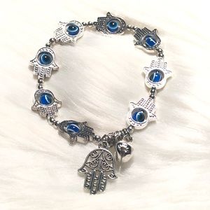 Hand of Fatima x Evil Eye Bracelet